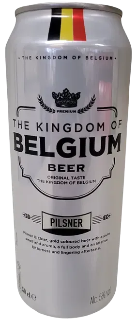 Пивной напиток The Кingdom of Belgium Pilsner 5% 0,5л