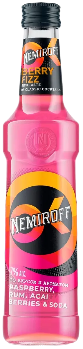 Напиток пивной Nemiroff Berry Fizz 7% 0,33л