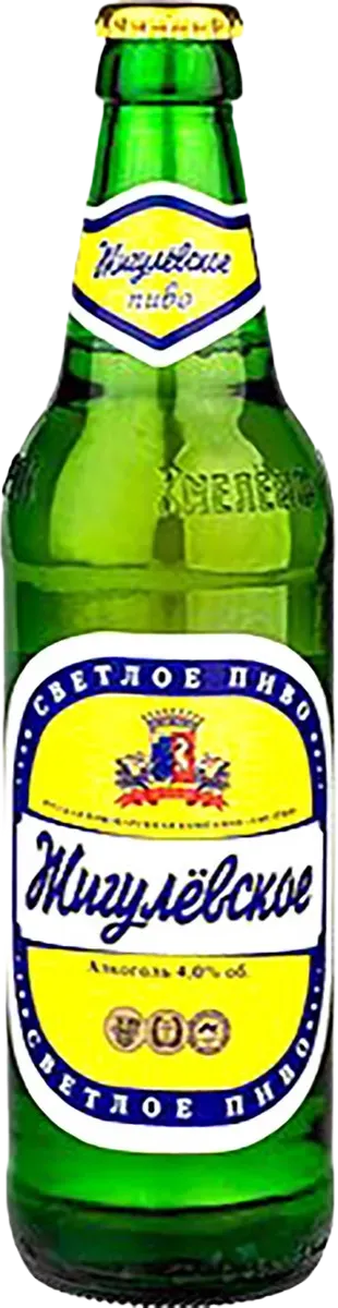 Пиво Жигулевское, непастеризованное 4% с/б 0,45л