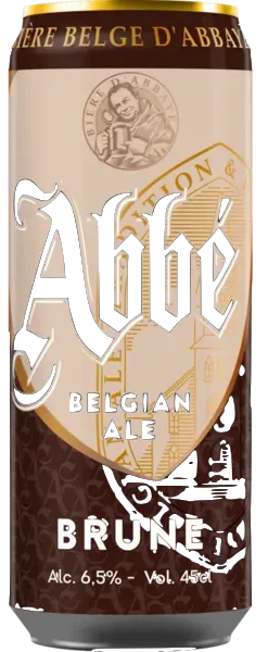 Пивной напиток Abbe Brune 6,5% 0,45л