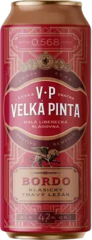 Пиво темное Velka Pinta Bordo 4,2% 0,568л