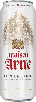 Пиво светлое Maison Arne Premium Lager 4,8% 0,43л