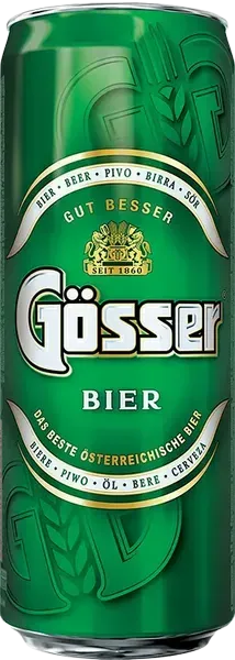 Пиво светлое Gosser пастеризованное 4,7% ж/б 0,43л