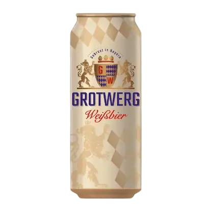 Пиво Grotwerg Weissbier светлое нефильтрованное 4.9% 500мл