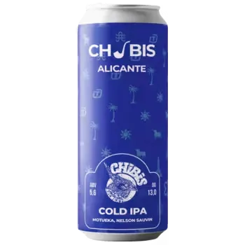 Пиво Chibis Brewery Alicante Cold IPA светлое 0,45 л ж/б