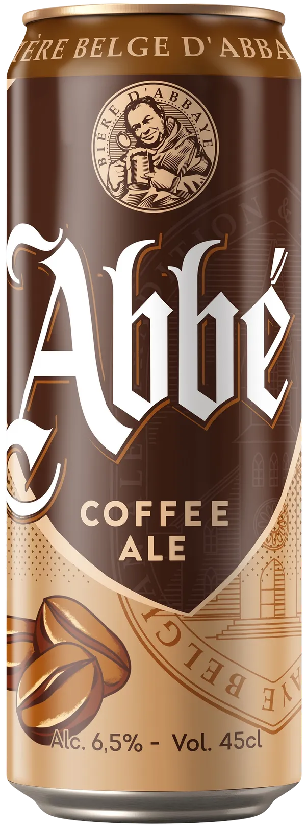 Напиток пивной Abbe со вкусом кофе 6,5% 0,45л