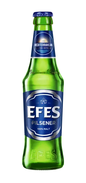Пиво светлое Efes Pilsner, фильтрованное 5% с/б 0,45л
