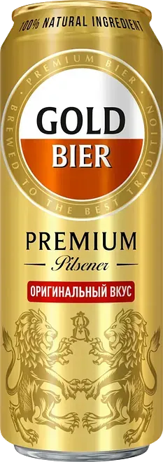 Пиво светлое Gold Premium 4,8% 0,43л