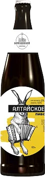 Пиво Алтайское светлое фильтрованное пастеризованное ст