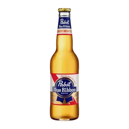 Пиво Pabst Blue Ribbon светлое фильтрованное пастеризованное 4.7% 440мл