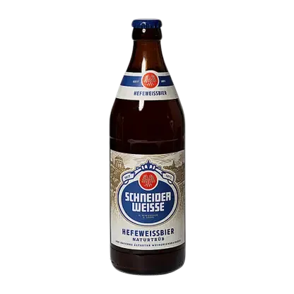 Пиво Schneider Weisse Helle нефильтрованное непастеризованное 4.9% 500мл