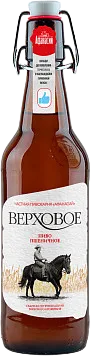 Пиво Верховое светлое нефильтрованное пастеризованное ст