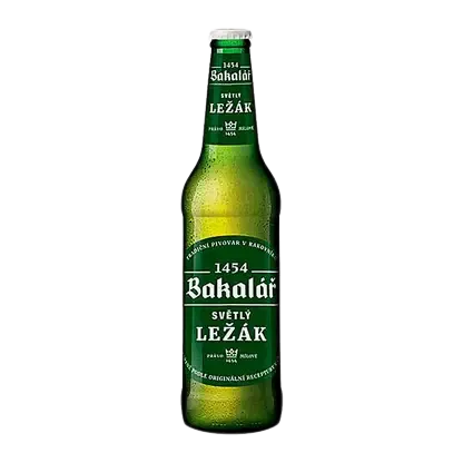Пиво Bakalar Original Lager светлое фильтрованное пастеризованное 4.9% 500мл