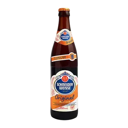 Пиво Schneider Weisse Original темное нефильтрованное непастеризованное 5.4% 500мл