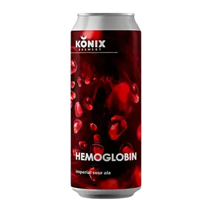 Пивной напиток Konix Гемоглобин нефильтрованный осветленный пастеризованный 7% 450мл