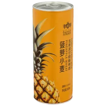 Пивной напиток Gisbelle Craft Pineapple Wheat нефильтрованный светлый 0,88 л ж/б