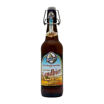 Пиво Monchshof Landbier светлое фильтрованное пастеризованное 5.4% 500мл