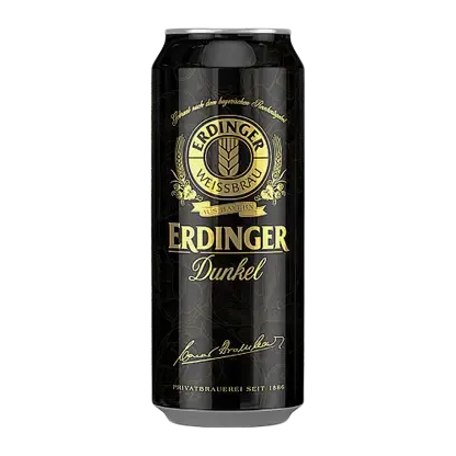 Пиво Erdinger Dunkel темное нефильтрованное непастеризованное 5.3% 500мл