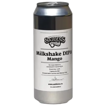 Пивной напиток Salden's Milkshake DIPA with Mango светлый 0,45 л ж/б