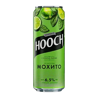 Пивной напиток Hooch со вкусом Мохито с соком лайма 6.5% 450мл
