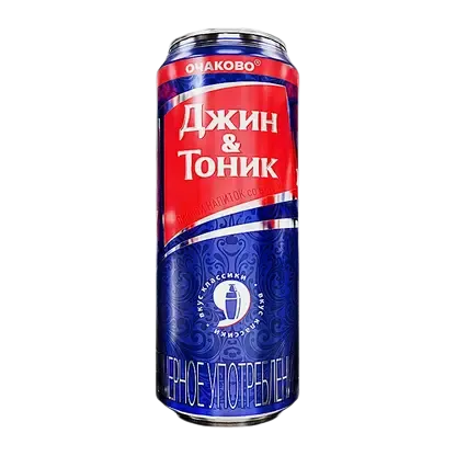 Пивной напиток Джи тоник нефильтрованный пастеризованный 7% 450мл