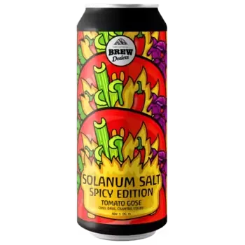 Пивной напиток Brew Dealers Solanum Salt Spicy Edition светлый 0,45 л ж/б