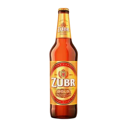 Пиво Zubr Голд светлое фильтрованное пастеризованное 4.6% 500мл