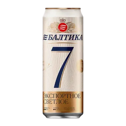 Пиво Балтика №7 светлое фильтрованное пастеризованное 5.4% 900мл