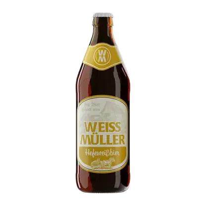 Светлое пиво нефильтрованное пастеризованное Weissmuller Hefeweissbier 5.2% 500мл