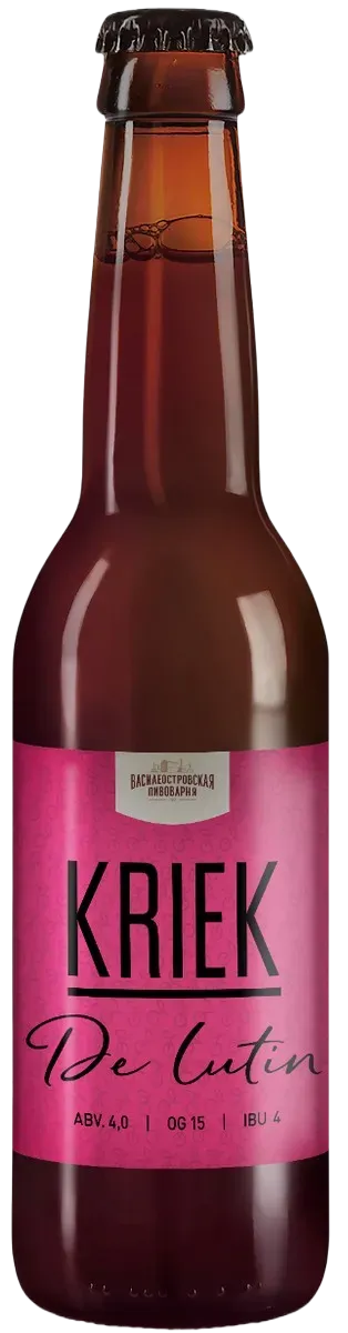 Напиток пивной Василеостровская пивоварня Kriek De Lutin 4% 0,33л