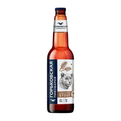 Напиток пивной Горьковская пивоварня Chocolate stout темный горький 7% 440мл