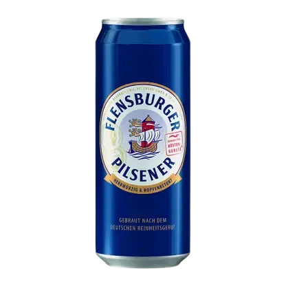 Пиво Flensburger Pilsener светлое пастеризованное 4.8% 500мл