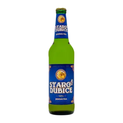 Светлое пиво фильтрованное Starodubice Jedenactka 4.8% 500мл